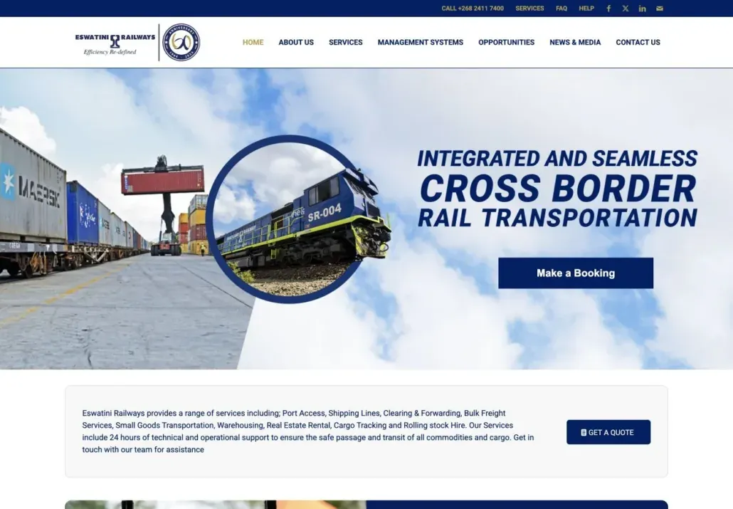 Eswatini Railways project preview